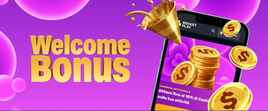 RocketPlay Casino Welcome Bonus